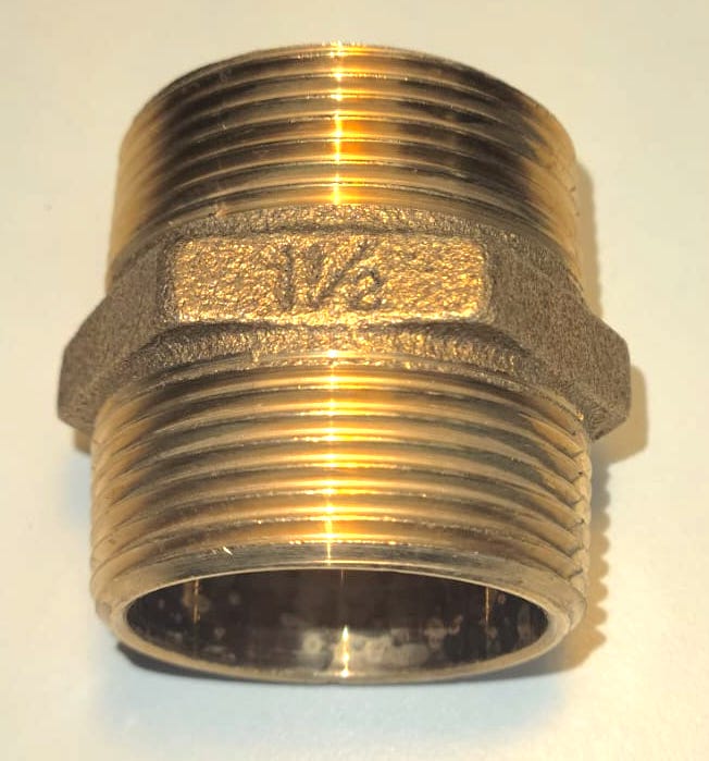 BSP Bronze Fittings - Threaded Nipples